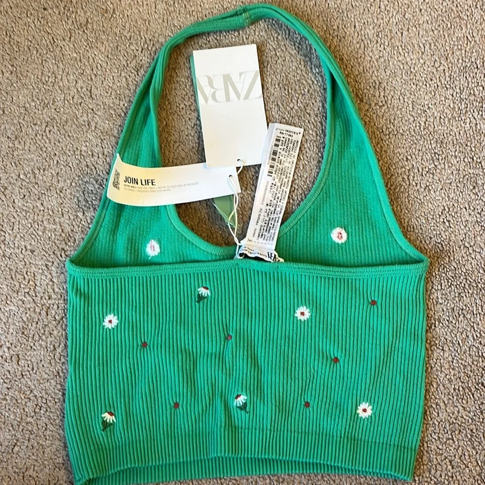 NWT Zara Halter Top - Picture 2 of 3